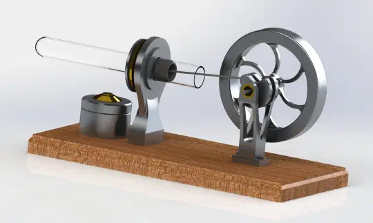 Design and Build of a Stirling Engine Model