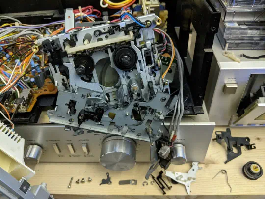 Repairing a JVC KD-A11 Cassette Deck