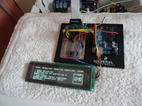 Early Arduino Experiments: Washing Machine Control PCB