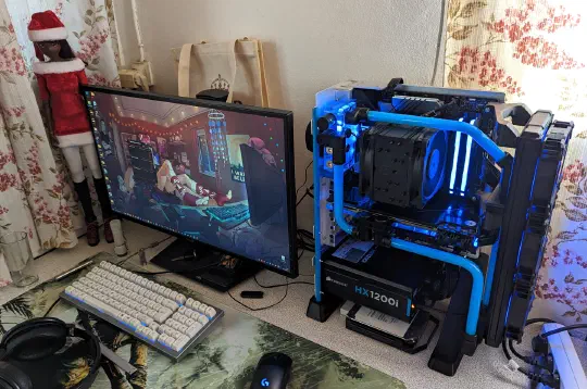 Temporary Open Air PC Build for Christmas Holidays